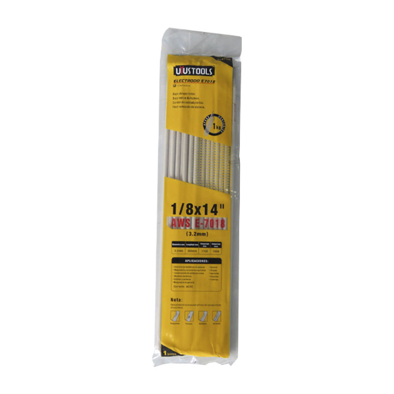 Electrodo E7018 1/8" 1 kg Uyustools (pack 2 unidades)