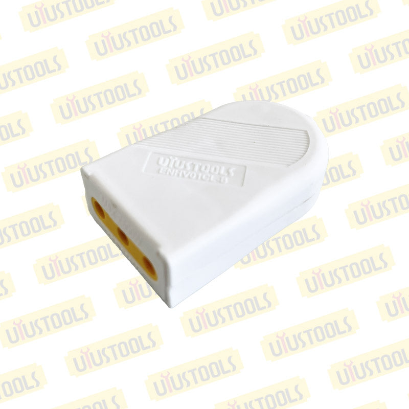 Enchufe hembra volante blanco UYU (pack 10 unidades)