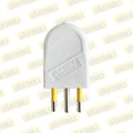 Me - enchufe macho volante blanco UYU (pack 10 unidades)