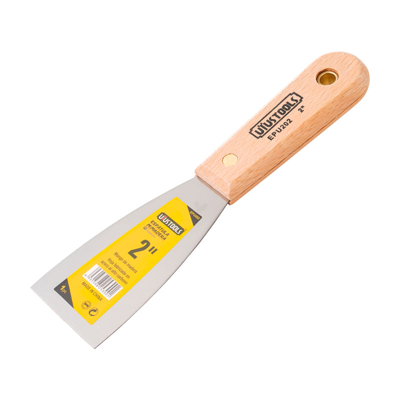 Espatula 2" mgo madera UYU (pack 6 unidades)