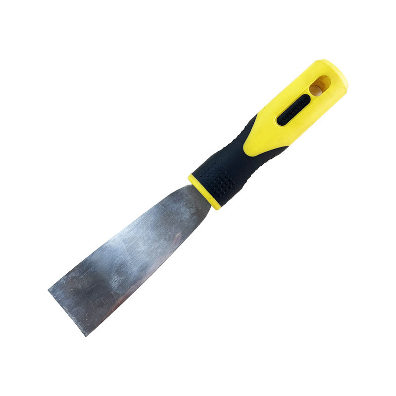 Espatula 1,5" acero inox m/plast dob color Uyustools (pack 12 unidades)