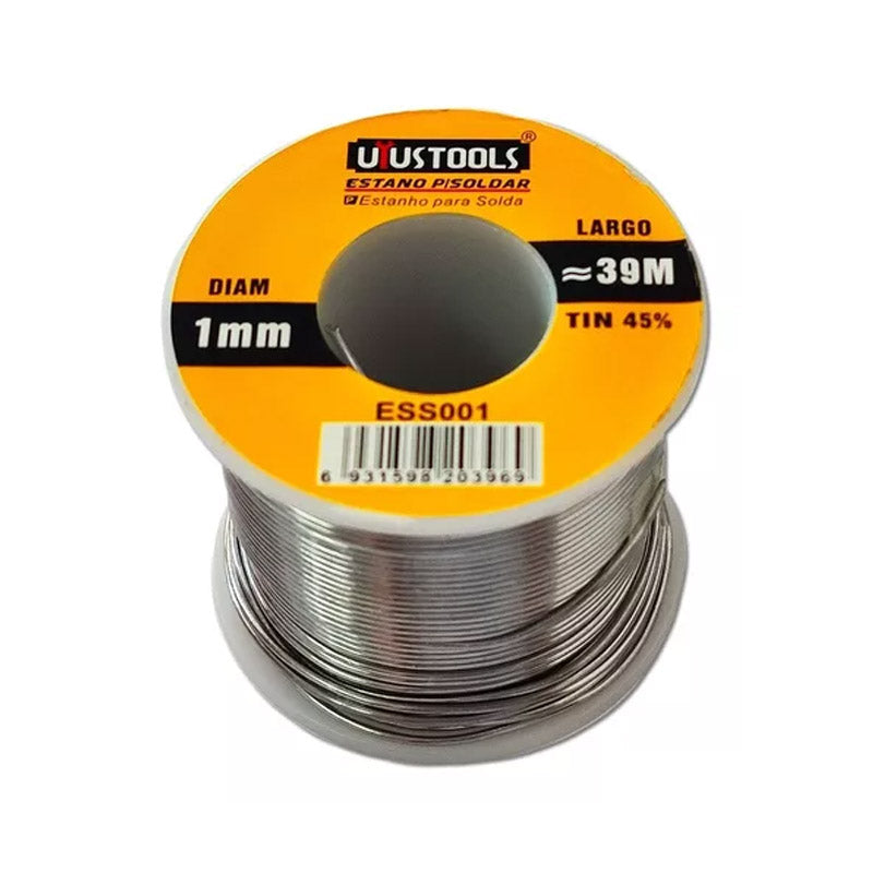 Estaño para soldar 1mm 45% 200G/ROLLO (39M aprox) UYU