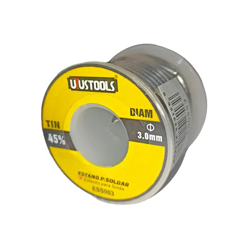 Estaño para soldar 3mm 45% 200G (4M aprox) UYU