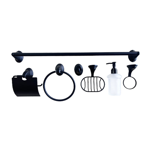 Accesorios para baño 3100 6PCS negro mate fwyy