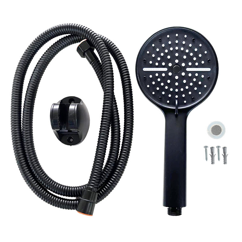 Juego de ducha 5 funciones 1,5M DDB5 negro fwyy