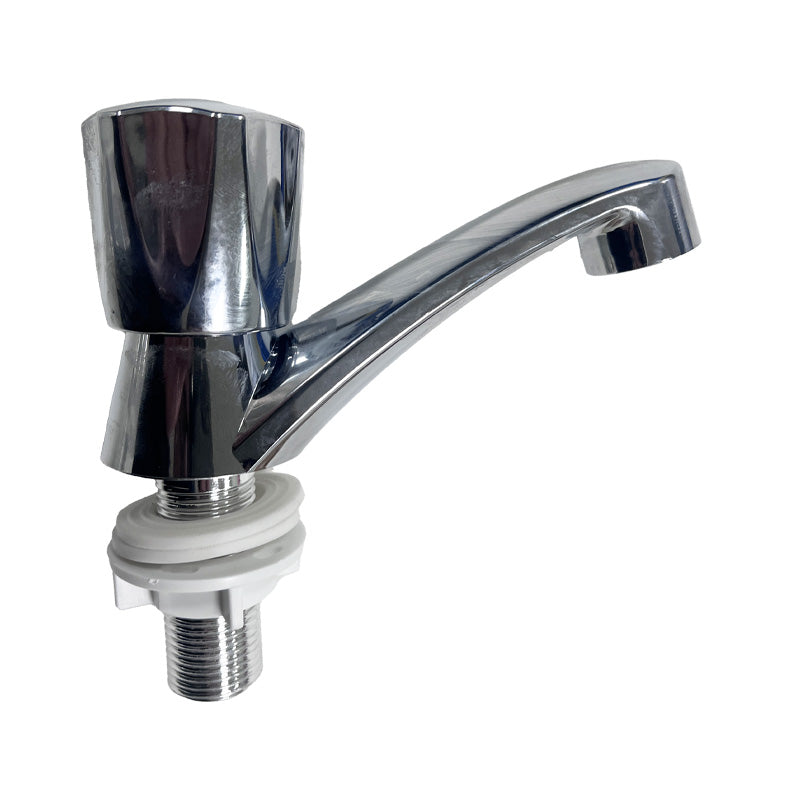 Llave lavamano plastico cromado m/pomo 322A fwyy (pack 2 unidades)