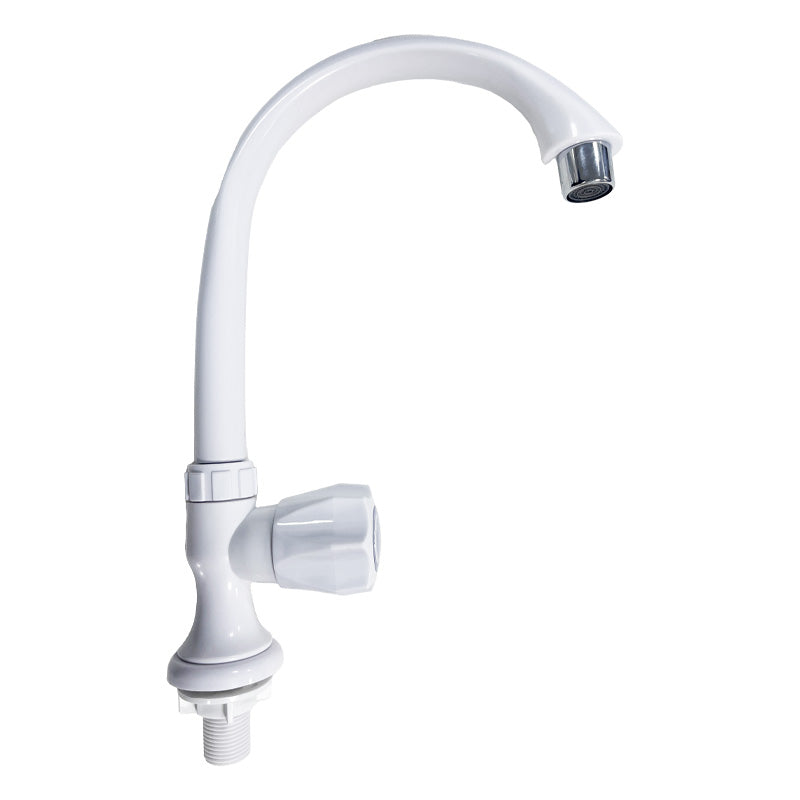 Llave lavaplato plastico blanco m/pomo 801A fwyy (pack 2 unidades)