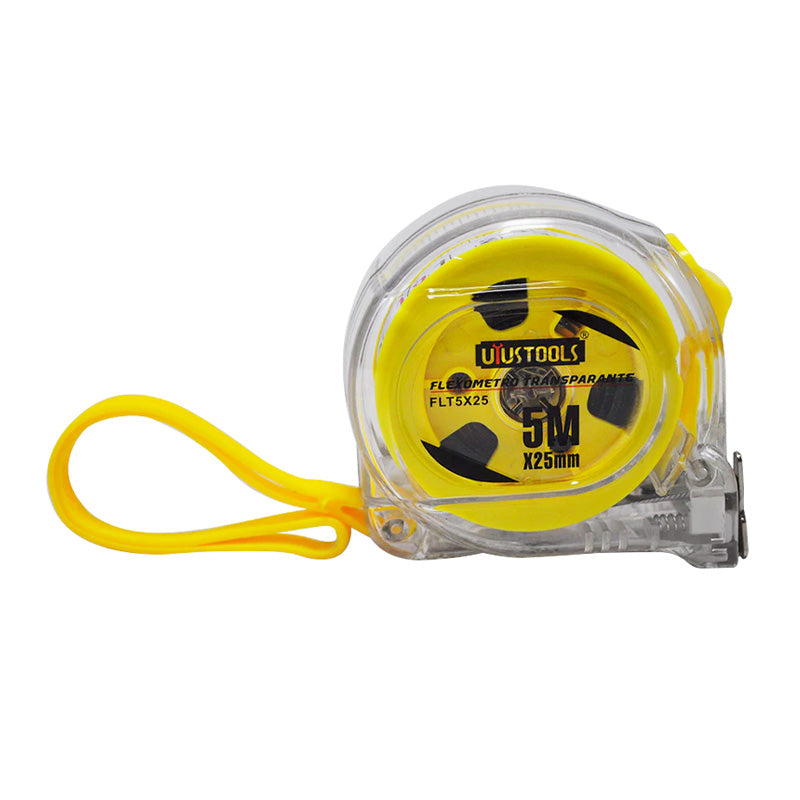 Huincha de medir 5Mx25MM transparante Uyustools