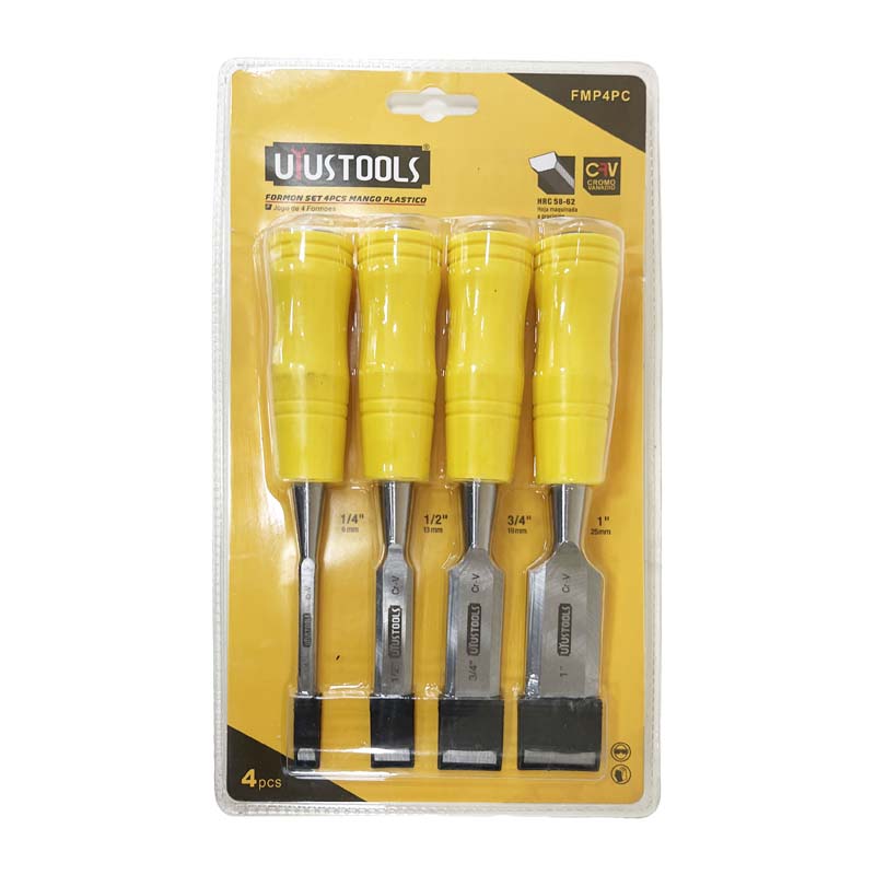Set 4 pcs formon mango plastico UYU