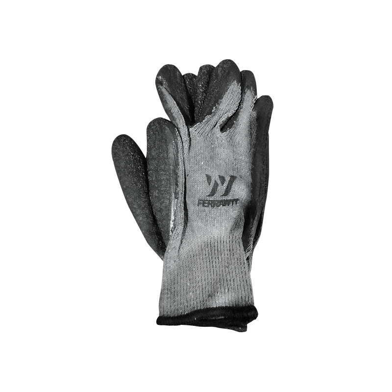 Guante tela+goma GS1115-8'' fwyy-yt (pack 6 pares)