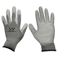 Guante tela+goma GD7003-8'' gris fwyy-yt (pack 12 pares)