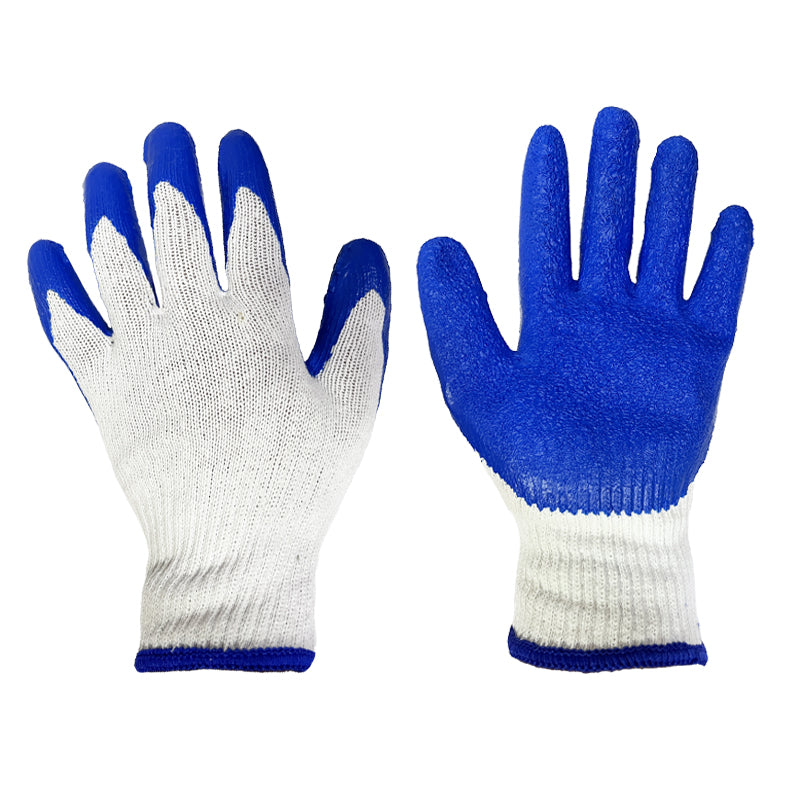 Guante de trabajo anti-slip azul 8" fwyy-yt (pack 4 pares)