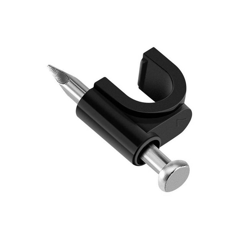 Grapa para cable negro 8MM 100PCS/SET UYU (pack 10 sets)