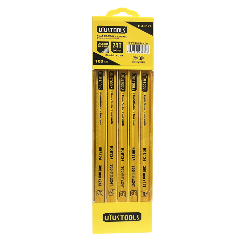 Hoja de sierra bimetal 24T 100UN/SET UYU