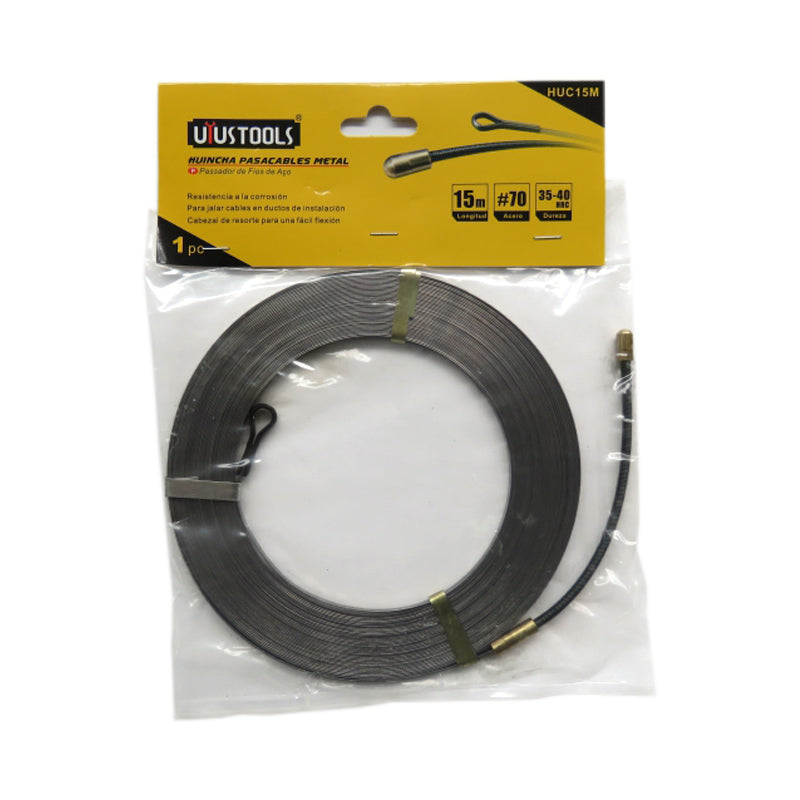 Huincha pasacables metal 15M uyus (pack 3 unidades)