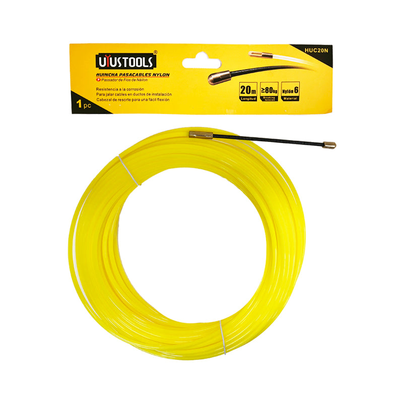 Laucha pasacables nylon 20M uyus (pack 2 unidades)
