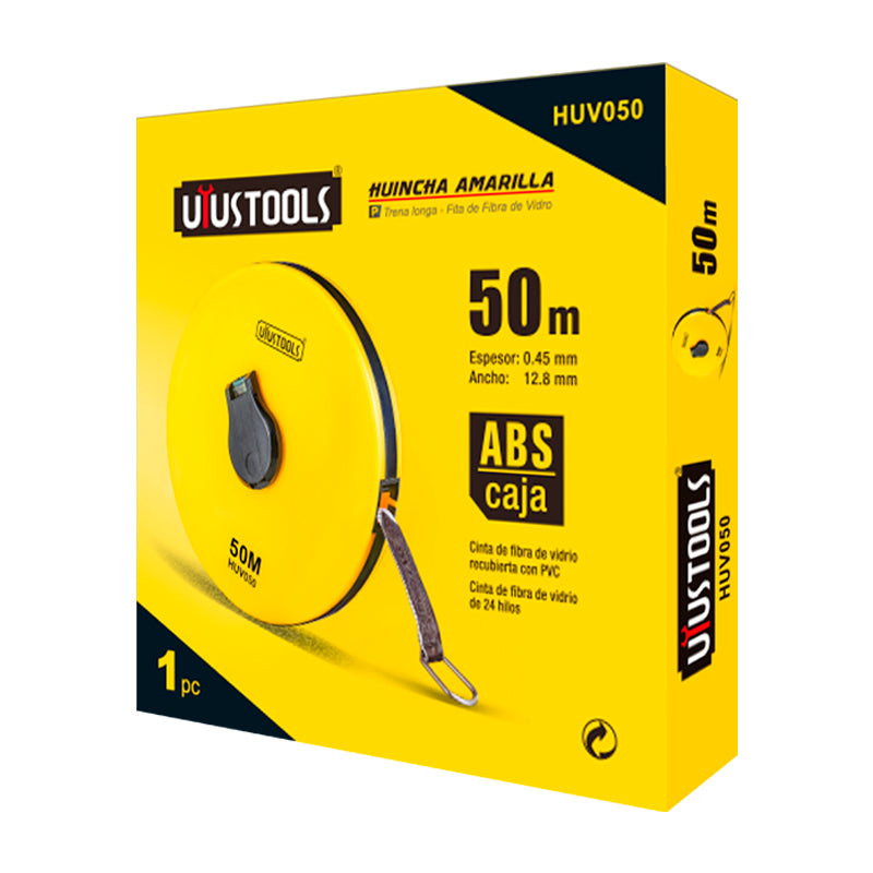 Huincha de medir 50M PVC Uyustools