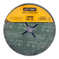Set 5 un disco lija fibra p/metal 7" #36 UYU (pack 2 sets)