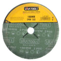 Set 5 un disco lija fibra p/metal 7" #60 UYU (pack 5 sets)