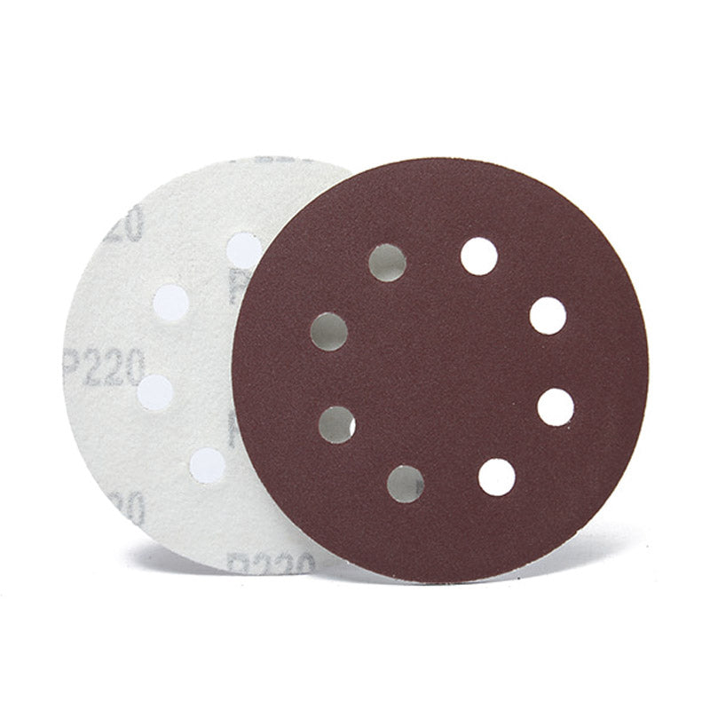 Set 50 un disco lija con velcro 4 1/2" #220 UYU (pack 2 sets)