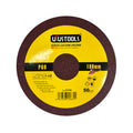 Set 50 un disco lija con velcro 7" #60 UYU