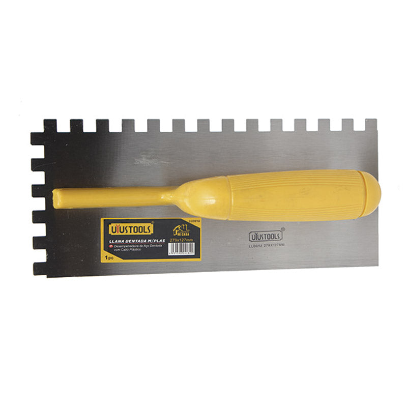 Llana dentada m/plas. 11"X5" uyus (pack 12 unidades)