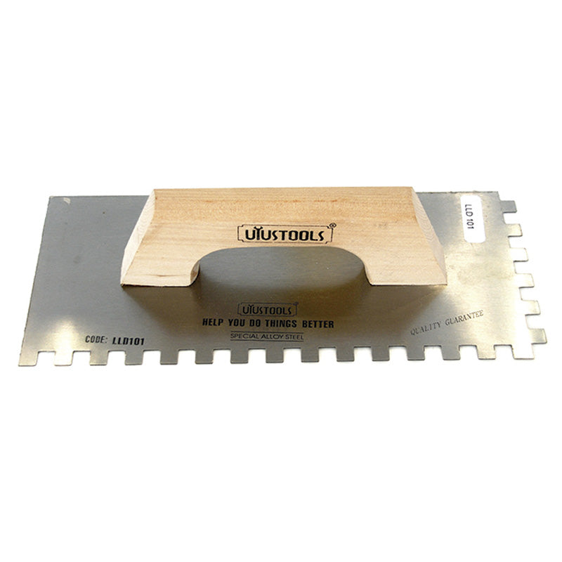 Llana dentada 300 x 130mm mgo madera Uyustools (pack 6 unidades)