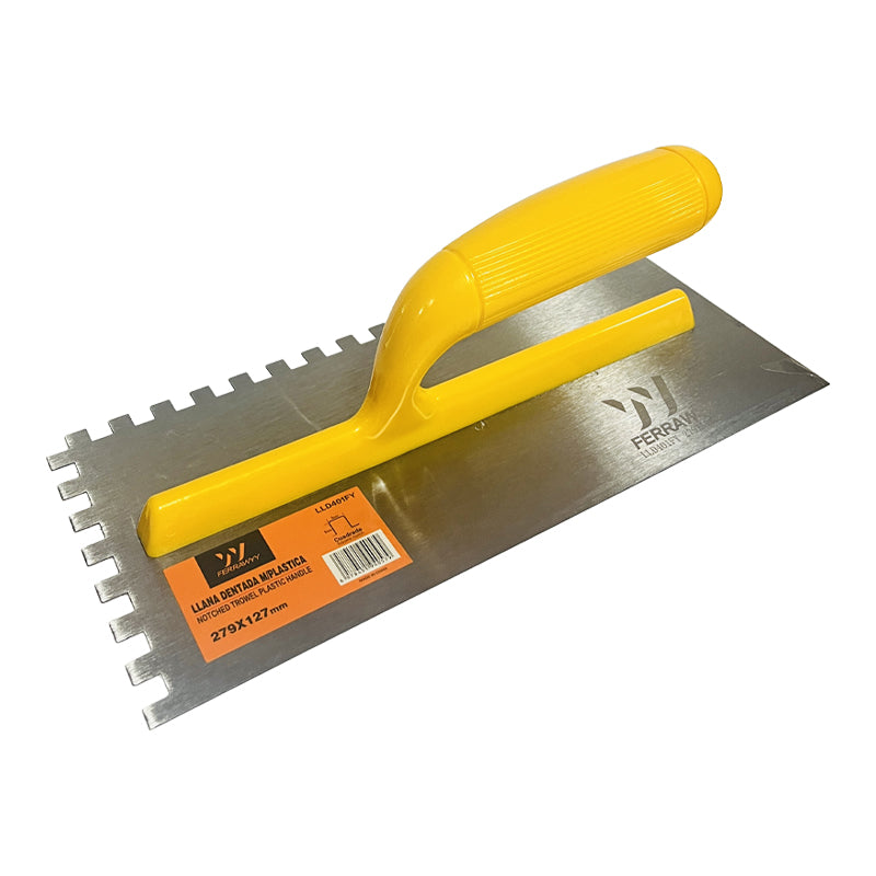 Llana dentada m/plastica 279mmX127mm fwyy (pack 6 unidades)