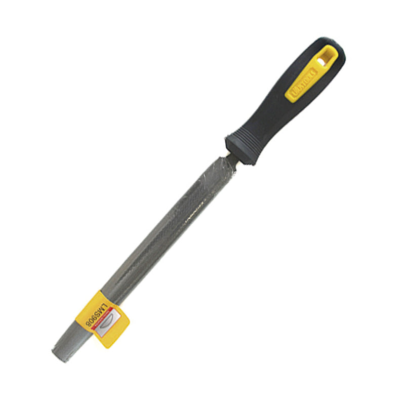 Lima media caña fina 8" mgo plastico Uyustools (pack 2 unidades)