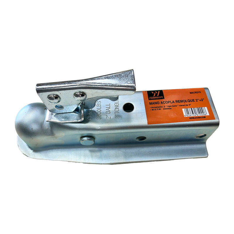 Mano acopla remolque 2"+2" ferrawyy-tmx
