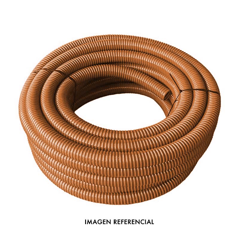 Manguera espiralada naranjo para motobomba 75MMX30M fwyy