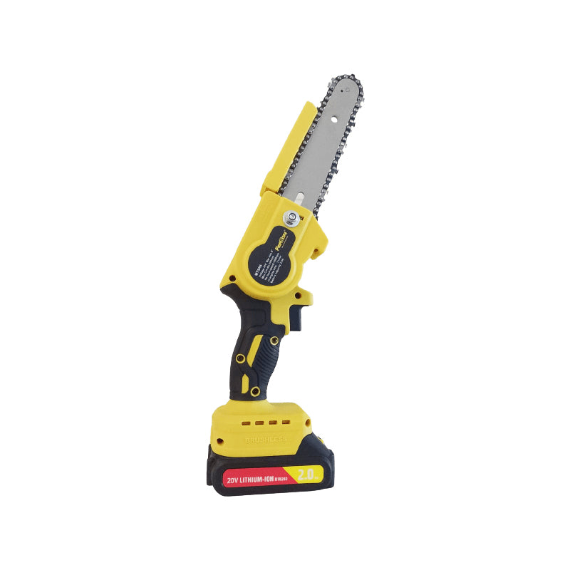 Motosierra inalambrica brushless 20V/2.0Ah 8“ Ferton