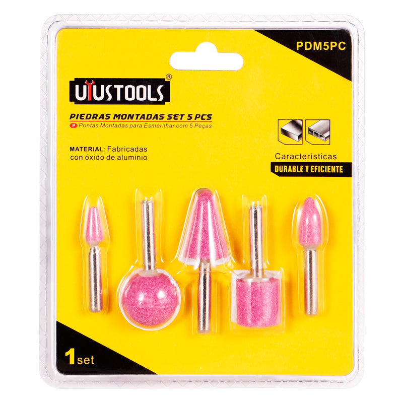 Set 5 pcs piedras multiherramienta Uyustools (pack 10 sets)