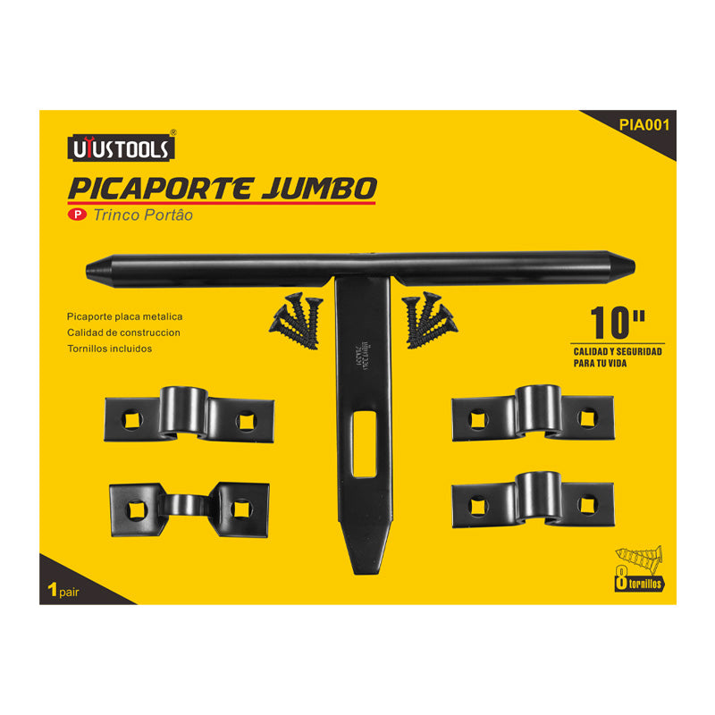 Picaporte jumbo 10" (pack 6 unidades)