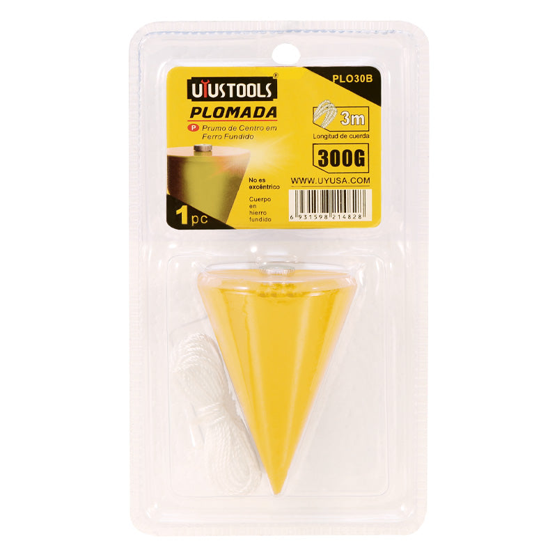 Plomada 300G en blister UYU (pack 6 unidades)