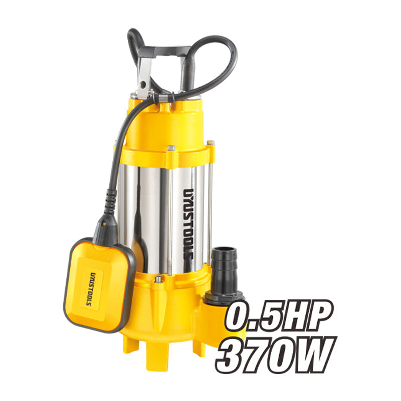 Bomba agua sumergible agua sucia 0.5HP G1.25'' 7.8M 183L/min UYU