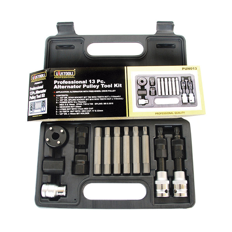 Set 13 pcs puntas extractor de alternadores Uyustools