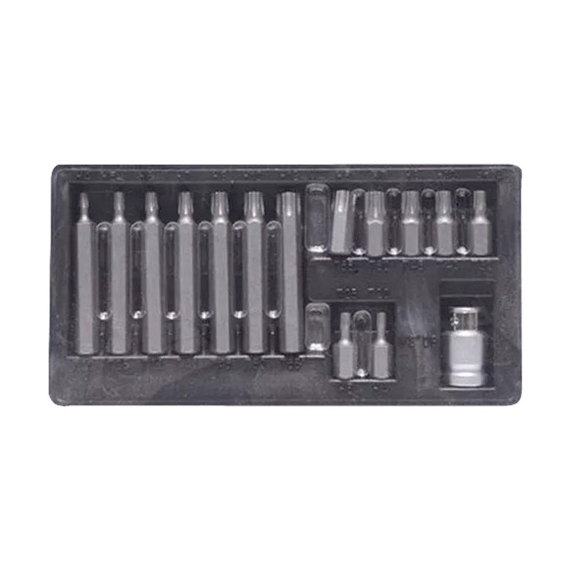 Set 15 puntas torx (con hoyo) Taiwan (pack 2 sets)