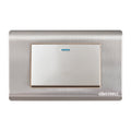 Pulsador para timbre 16A acero-inox curva UYU (pack 2 unidades)