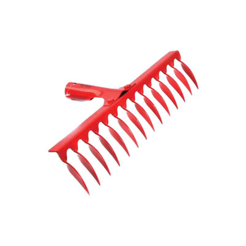 Rastrillo metalico 14 dientes s/mango Uyustools (pack 2 unidades)