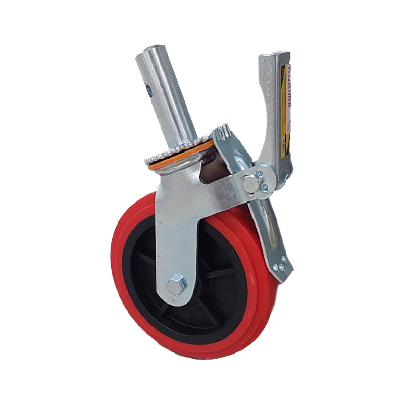 Rueda de andamio PVC rojo 8" 380KG UYU