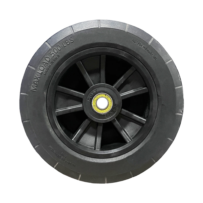 Rueda carro maciza llanta plastica 10“ fwyy