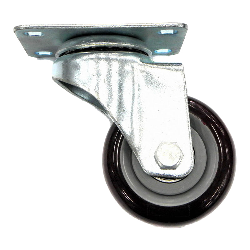 Rueda industrial burdeo 5" fos.