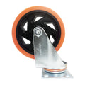 Rueda industrial naranjo 5" UYU (pack 2 unidades)