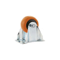 Rueda industrial pvc/naranjo direccional 30KG 1.5'' UYU (pack 5 unidades)