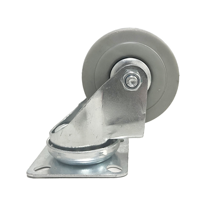 Rueda industrial gris 4" 80KG UYU (pack 2 unidades)