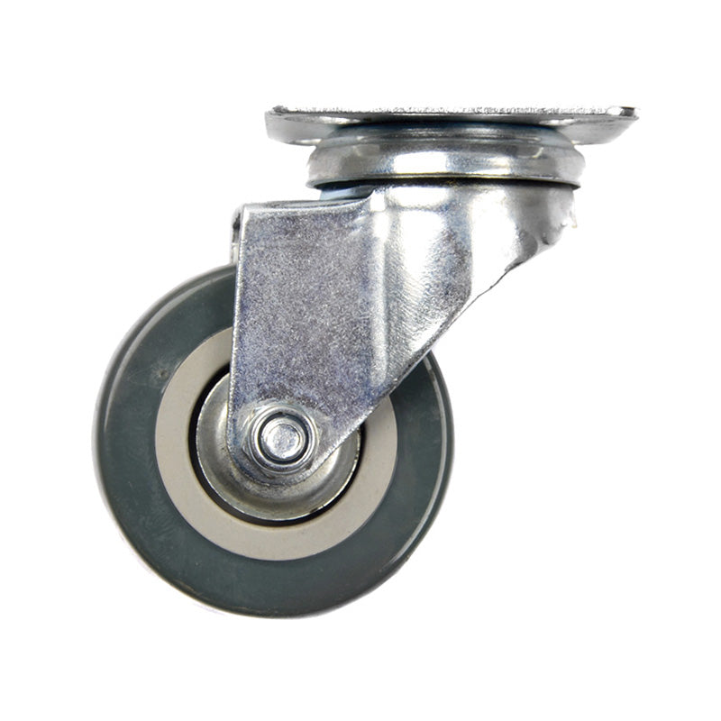 Rueda industrial gris 4" fos. (pack 2 unidades)