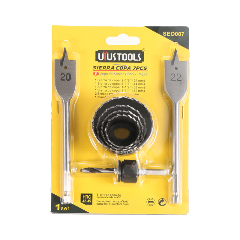 Set 7 pcs sierra copa Uyustools (pack 6 sets)