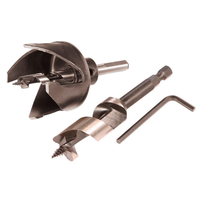 Kit 2 pcs brocas 22 - 54MM instalacion cerradura (pack 5 sets)