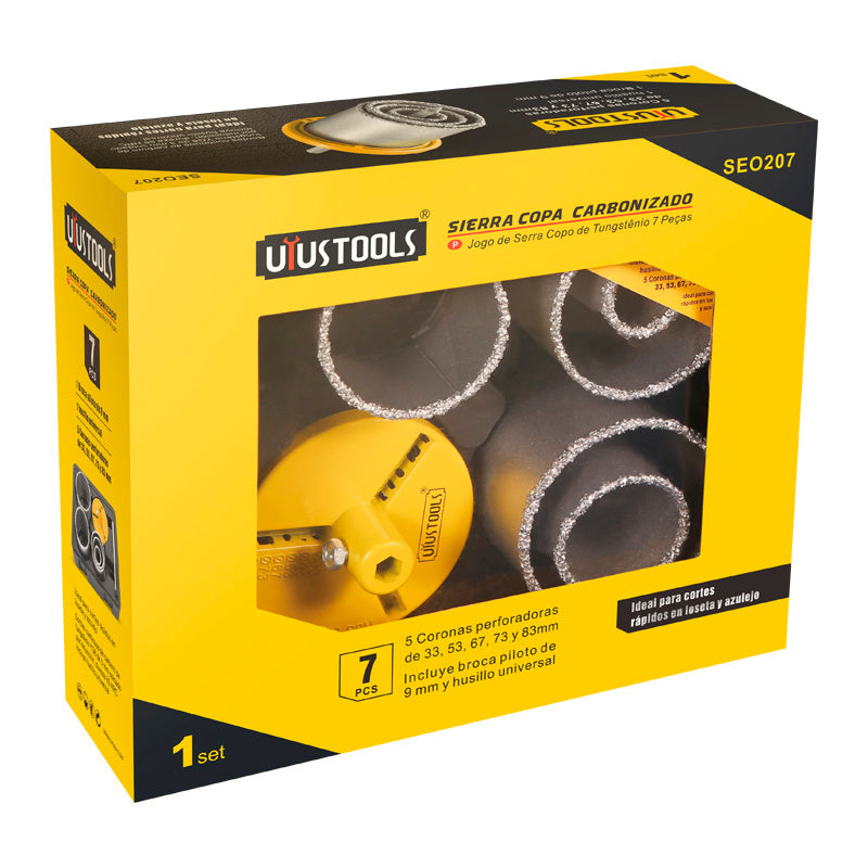 Set 7 pcs sierra copa diamantada Uyustools